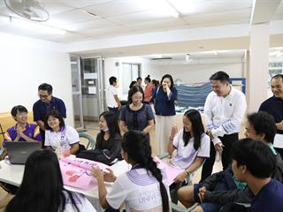 รักษาการแทนอธิการบดีมหาวิทยาลัยพะเยา,พร้อมคณะผู้บริหารลงพื้นที่เยี่ยมชมหอพักนิสิต(UP,DORM),เพื่อรับทราบปัญหาต่างๆ,รวมถึงการปรับปรุงสภาพแวดล้อมให้นิสิตใช้ชีวิตอย่างความสุขในรั้วมหาวิทยาลัยแห่งนี้