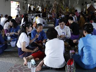 คณะทันตแพทยศาสตร์,มหาวิทยาลัยพะเยา,จัดพิธีสานสายใยรักฝากชีวิต