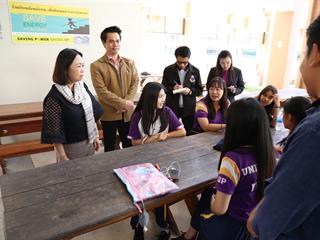 รักษาการแทนอธิการบดี,พร้อมคณะผู้บริหาร,ลงพื้นที่ตรวจโรงอาหาร,เพื่อสำรวจความเรียบร้อย,พร้อมเตรียมปรับปรุงภูมิทัศน์ให้สวยงามน่าอยู่ยิ่งขึ้น
