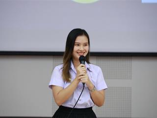 คณะวิทยาการจัดการและสารสนเทศศาสตร์,ร่วมกับมหาวิทยาลัยพะเยา,ต้อนรับคณะครูและนักเรียนโรงเรียนแม่สายประสิทธิ์ศาสตร์,อำเภอแม่สาย,จังหวัดเชียงราย