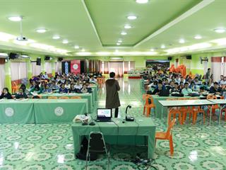 คณะวิทยาการจัดการและสารสนเทศศาสตร์,มหาวิทยาลัยพะเยา,เข้าแนะแนวสัญจร,ณ,โรงเรียนฟากกว๊านวิทยาคม,อำเภอเมืองพะเยา,จังหวัดพะเยา,