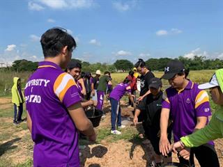 สาขาสถาปัตยกรรมศาสตร์,จัดกิจกรรมอบรมการปฏิบัติการการทำบ้านดิน,ณ,แหล่งเรียนรู้บ้านดินคำปู้จู้,จ.พะเยา
