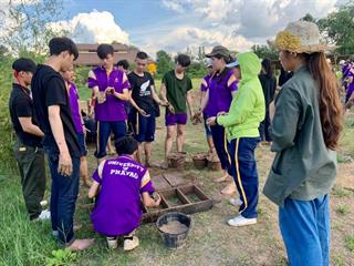 สาขาสถาปัตยกรรมศาสตร์,จัดกิจกรรมอบรมการปฏิบัติการการทำบ้านดิน,ณ,แหล่งเรียนรู้บ้านดินคำปู้จู้,จ.พะเยา