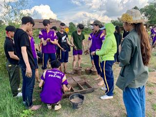คณะสถาปัตยกรรมศาสตร์และศิลปกรรมศาสตร์,มหาวิทยาลัยพะเยา,จัดกิจกรรมการอบรมการปฏิบัติการการทำบ้านดิน