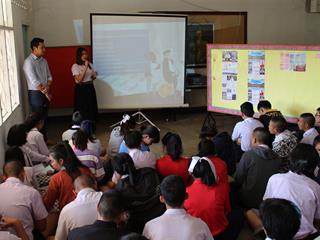 คณะวิทยาการจัดการและสารสนเทศศาสตร์,มหาวิทยาลัยพะเยา,เข้าแนะแนวสัญจร,โรงเรียนประชาบำรุง,อำเภอเมืองพะเยา,จังหวัดพะเยา