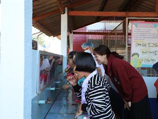 นิสิตทันตแพทย์ให้บริการตรวจสุขภาพช่องปากแก่ชุมชนในอำเภอภูซางจังหวัดพะเยา