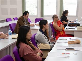 คณะศิลปศาสตร์,จัดโครงการแลกเปลี่ยนเรียนรู้เกี่ยวกับการวิจัย,หลักสูตร,ศศ.ม.,(ภาษาอังกฤษ),และหลักสูตร,ศศ.ด.,(ภาษาอังกฤษ)