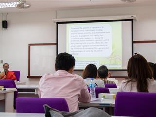 คณะศิลปศาสตร์,จัดโครงการแลกเปลี่ยนเรียนรู้เกี่ยวกับการวิจัย,หลักสูตร,ศศ.ม.,(ภาษาอังกฤษ),และหลักสูตร,ศศ.ด.,(ภาษาอังกฤษ)