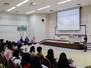 คณะศิลปศาสตร์,จัดโครงการปัจฉิมนิเทศนิสิตศิลปศาสตร์,ชั้นปีที่,4,ณ,ห้อง,CE11206,อาคารเรียนรวมหลังใหม่,มหาวิทยาลัยพะเยา