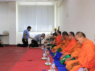 คณะแพทยศาสตร์,จัดโครงการทำบุญคณะแพทยศาสตร์,ประจำปี,2561