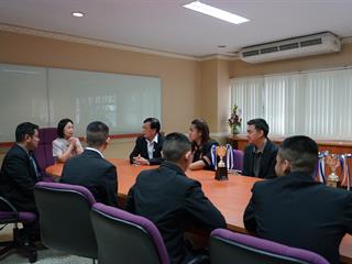 ทีมแข่งขันหุ่นยนต์ชนะเลิศระดับนานาชาติ,โรงเรียนสาธิตฯ,เข้าพบอธิการบดี,มหาวิทยาลัยพะเยา