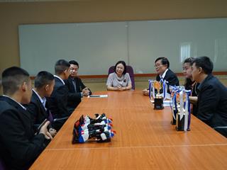 ทีมแข่งขันหุ่นยนต์ชนะเลิศระดับนานาชาติ,โรงเรียนสาธิตฯ,เข้าพบอธิการบดี,มหาวิทยาลัยพะเยา