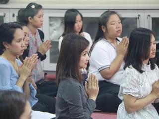 คณะวิทยาการจัดการและสารสนเทศศาสตร์,มหาวิทยาลัยพะเยา,จัดโครงการทำบุญคณะและสานสัมพันธ์บุคลากร,ประจำปี,2561