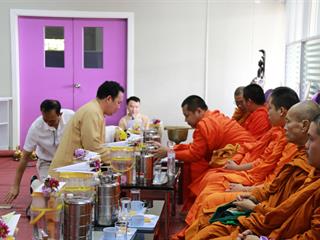 คณะวิทยาการจัดการและสารสนเทศศาสตร์,มหาวิทยาลัยพะเยา,จัดโครงการทำบุญคณะและสานสัมพันธ์บุคลากร,ประจำปี,2561