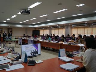 โรงเรียนสาธิตมหาวิทยาลัยพะเยาเข้าร่วมการประชุมคณะกรรมการบริหารมหาวิทยาลัยพะเยา