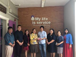 ,คณะสถาปัตยกรรมศาสตร์และศิลปกรรมศาสตร์,มอบของขวัญเนื่องในวาระดิถีต้อนรับปีพุทธศักราชใหม่,๒๕๖๒