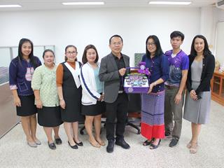 สำนักงานสภามหาวิทยาลัยพะเยา,มอบกระเช้าของขวัญปีใหม่แก่นายกสภามหาวิทยาลัยพะเยา