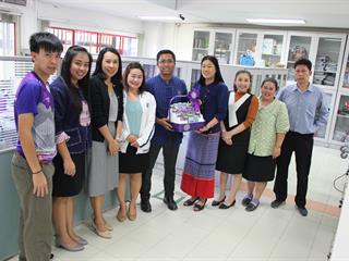 สำนักงานสภามหาวิทยาลัยพะเยา,มอบกระเช้าของขวัญปีใหม่แก่นายกสภามหาวิทยาลัยพะเยา