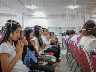 บุคลากร,คณะทันตแพทยศาสตร์,ร่วมงานทำบุญปีใหม่ของมหาวิทยาลัยพะเยา,ประจำปี,2562