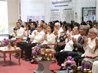 มหาวิทยาลัยพะเยา,จัดพิธีทำบุญเนื่องในวันขึ้นปีใหม่,2562