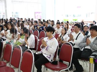 มหาวิทยาลัยพะเยา,จัดพิธีทำบุญเนื่องในวันขึ้นปีใหม่,2562