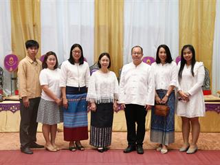 มหาวิทยาลัยพะเยา,จัดพิธีทำบุญเนื่องในวันขึ้นปีใหม่,2562