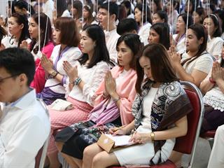 มหาวิทยาลัยพะเยา,จัดพิธีทำบุญเนื่องในวันขึ้นปีใหม่,2562