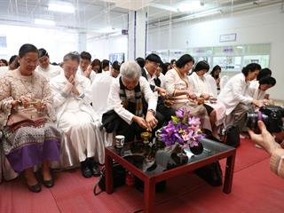 มหาวิทยาลัยพะเยา,จัดพิธีทำบุญเนื่องในวันขึ้นปีใหม่,2562