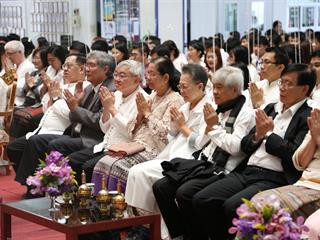มหาวิทยาลัยพะเยา,จัดพิธีทำบุญเนื่องในวันขึ้นปีใหม่,2562