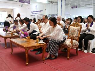 มหาวิทยาลัยพะเยา,จัดพิธีทำบุญเนื่องในวันขึ้นปีใหม่,2562