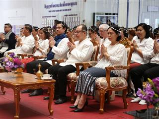 มหาวิทยาลัยพะเยา,จัดพิธีทำบุญเนื่องในวันขึ้นปีใหม่,2562