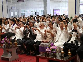 มหาวิทยาลัยพะเยา,จัดพิธีทำบุญเนื่องในวันขึ้นปีใหม่,2562