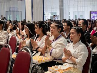 คณะศิลปศาสตร์,เข้าร่วมพิธีทำบุญเนื่องในโอกาสวันขึ้นปีใหม่,2562,“ฮ่วมบุญ,ขึ้นปีใหม่,ฮ้อยดวงใจ,จาว,ม.พะเยา”