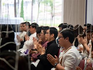 คณะศิลปศาสตร์,เข้าร่วมพิธีทำบุญเนื่องในโอกาสวันขึ้นปีใหม่,2562,“ฮ่วมบุญ,ขึ้นปีใหม่,ฮ้อยดวงใจ,จาว,ม.พะเยา”