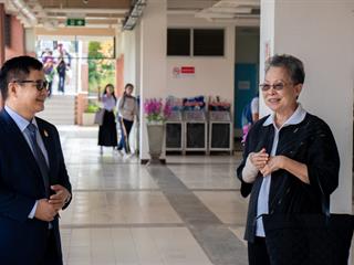 คณะศิลปศาสตร์ให้การต้อนรับเครือข่ายการศึกษานานาชาติไทย-จีน