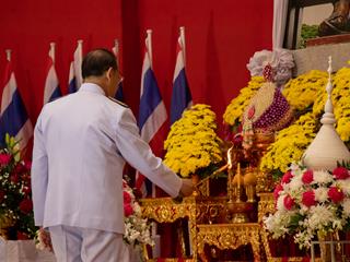 คณะศิลปศาสตร์เป็นผู้แทนมหาวิทยาลัยพะเยา,เข้าร่วมพิธีวันพ่อขุนรามคำแหงมหาราช