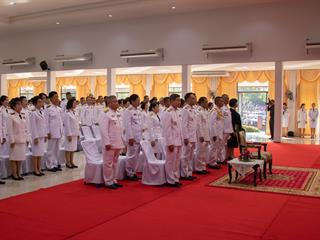คณะศิลปศาสตร์เป็นผู้แทนมหาวิทยาลัยพะเยา,เข้าร่วมพิธีวันพ่อขุนรามคำแหงมหาราช