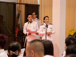 คณะศิลปศาสตร์เป็นผู้แทนมหาวิทยาลัยพะเยา,เข้าร่วมพิธีวันพ่อขุนรามคำแหงมหาราช