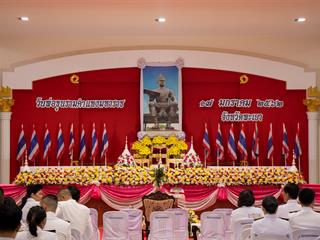 คณะศิลปศาสตร์เป็นผู้แทนมหาวิทยาลัยพะเยา,เข้าร่วมพิธีวันพ่อขุนรามคำแหงมหาราช