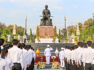 คณะนิติศาสตร์,เข้าร่วมพิธีบวงสรวงสมเด็จพระนเรศวรมหาราช