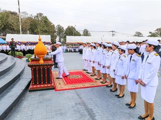 มหาวิทยาลัยพะเยา,ร่วมกับ,จังหวัดพะเยา,จัดพิธีบวงสรวงองค์สมเด็จพระนเรศวรมหาราชและพิธีวันยุทธหัตถีสมเด็จพระนเรศวรมหาราช,ณ,ลานพระบรมราชานุสาวรีย์สมเด็จพระนเรศวรมหาราช,มหาวิทยาลัยพะเยา