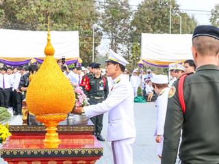 มหาวิทยาลัยพะเยา,ร่วมกับ,จังหวัดพะเยา,จัดพิธีบวงสรวงองค์สมเด็จพระนเรศวรมหาราชและพิธีวันยุทธหัตถีสมเด็จพระนเรศวรมหาราช,ณ,ลานพระบรมราชานุสาวรีย์สมเด็จพระนเรศวรมหาราช,มหาวิทยาลัยพะเยา
