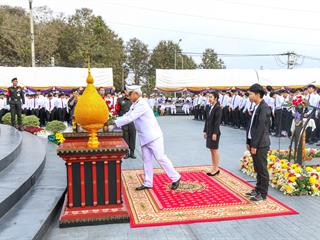 มหาวิทยาลัยพะเยา,ร่วมกับ,จังหวัดพะเยา,จัดพิธีบวงสรวงองค์สมเด็จพระนเรศวรมหาราชและพิธีวันยุทธหัตถีสมเด็จพระนเรศวรมหาราช,ณ,ลานพระบรมราชานุสาวรีย์สมเด็จพระนเรศวรมหาราช,มหาวิทยาลัยพะเยา