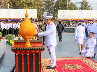 มหาวิทยาลัยพะเยา,ร่วมกับ,จังหวัดพะเยา,จัดพิธีบวงสรวงองค์สมเด็จพระนเรศวรมหาราชและพิธีวันยุทธหัตถีสมเด็จพระนเรศวรมหาราช,ณ,ลานพระบรมราชานุสาวรีย์สมเด็จพระนเรศวรมหาราช,มหาวิทยาลัยพะเยา