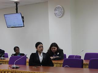 คณาจารย์และนิสิต,วิทยาลัยการจัดการกรุงเทพ,มหาวิทยาลัยพะเยา,เข้าเยี่ยมศูนย์บรรณสารและสื่อการศึกษา
