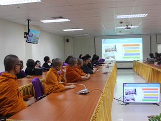 คณาจารย์และนิสิต,วิทยาลัยการจัดการกรุงเทพ,มหาวิทยาลัยพะเยา,เข้าเยี่ยมศูนย์บรรณสารและสื่อการศึกษา