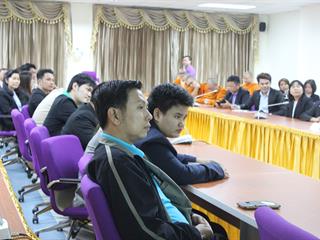 คณาจารย์และนิสิต,วิทยาลัยการจัดการกรุงเทพ,มหาวิทยาลัยพะเยา,เข้าเยี่ยมศูนย์บรรณสารและสื่อการศึกษา