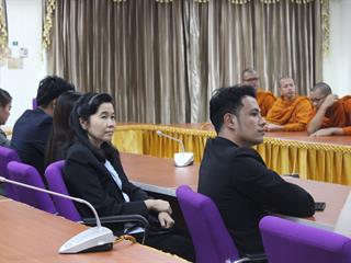 คณาจารย์และนิสิต,วิทยาลัยการจัดการกรุงเทพ,มหาวิทยาลัยพะเยา,เข้าเยี่ยมศูนย์บรรณสารและสื่อการศึกษา