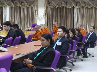 คณาจารย์และนิสิต,วิทยาลัยการจัดการกรุงเทพ,มหาวิทยาลัยพะเยา,เข้าเยี่ยมศูนย์บรรณสารและสื่อการศึกษา
