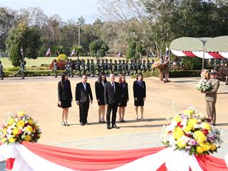 มหาวิทยาลัยพะเยา,เข้าร่วมพิธีสักการะพระอนุสาวรีย์พญางำเมือง,เนื่องในโอกาสวันคล้ายวันสถาปนาค่ายพญางำเมือง